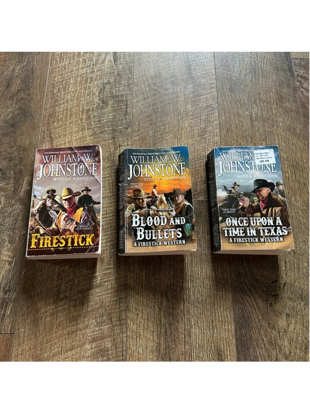 Pinnacle Books Western Paperback Book Set, One Size, Brown and Blue